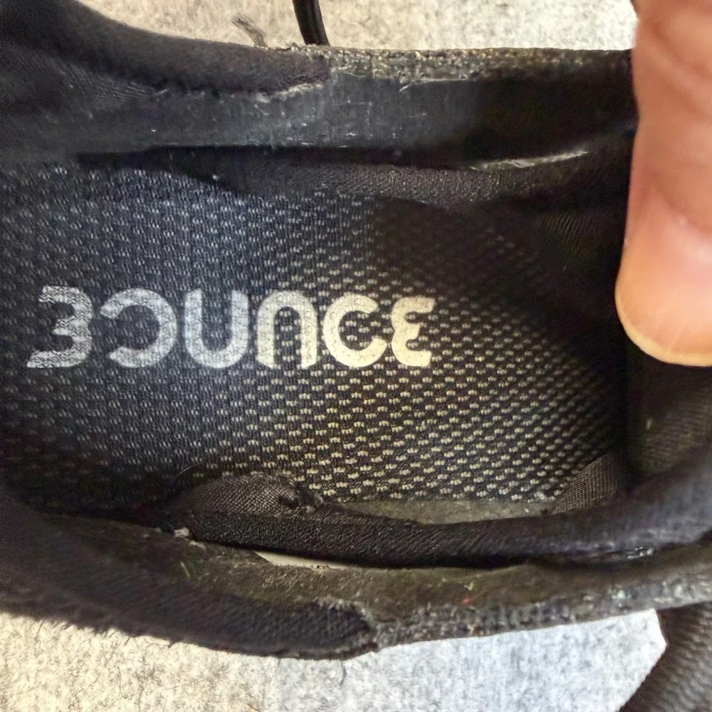 Adidas Alphabounce Triple Black Mesh Running Shoes Womens Sneakers Low Top
